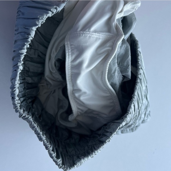 Free People Movement • The Way Home Shorts Arctic Mist Gray Silver Size Small - Picture 10 of 11